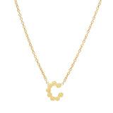 DSJ's Signature Meaningful Gold Initial Necklace - Dana Seng Jewelry Collection