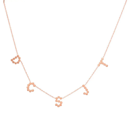 DSJ's Signature Meaningful Multi Gold Initial Necklace - Dana Seng Jewelry Collection