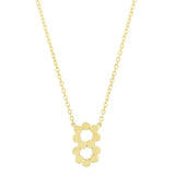 DSJ's Signature Meaningful Gold Number Necklace - Dana Seng Jewelry Collection