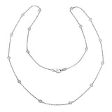 Station Diamond Necklace - Dana Seng Jewelry Collection