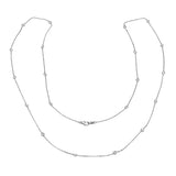 Station Diamond Necklace - Dana Seng Jewelry Collection