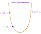 Meaningful Birthstone Curb Chain Necklace - Dana Seng Jewelry Collection