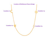 Meaningful Birthstone Curb Chain Necklace