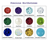 (2 Initials) DSJ's Signature Meaningful Multi Birthstone & Initial Necklace