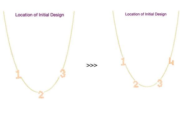 "Add-On" Precious New Initial (s) To An Existing Dana Seng Necklace - Dana Seng Jewelry Collection