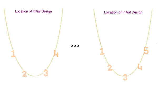 "Add-On" Precious New Initial (s) To An Existing Dana Seng Necklace - Dana Seng Jewelry Collection