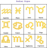 Dana Seng Signature Aquarius Zodiac With Precious Birthstone Necklace