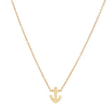 Anchor of Hope Gold Necklace