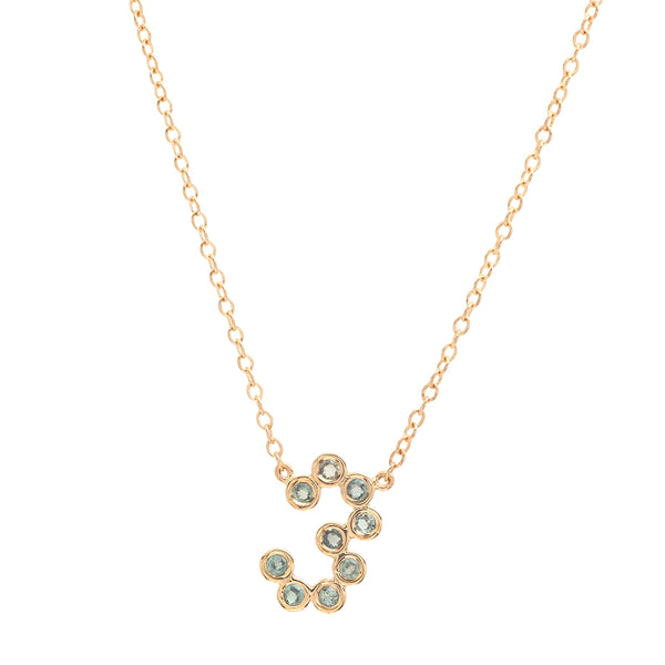DSJ's Signature Meaningful Number & Birthstone Necklace