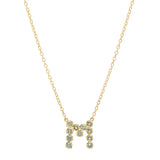 DSJ's Signature Meaningful Birthstone & Initial Necklace - Dana Seng Jewelry Collection