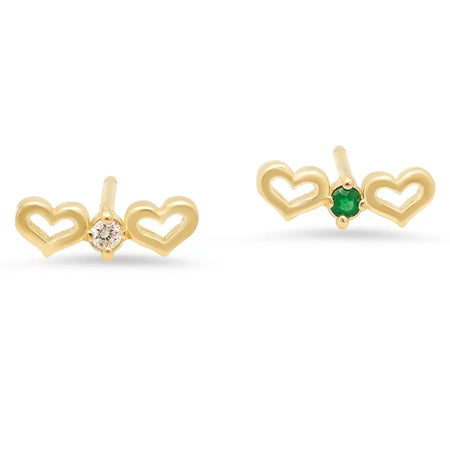Simple Gold Stud Earrings