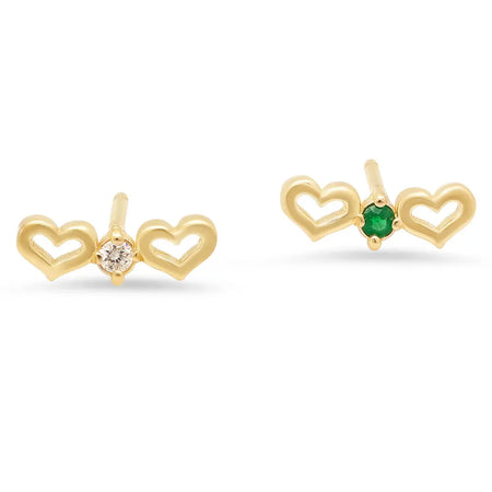 Pear Shaped Diamond Stud Earrings