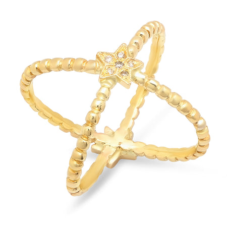 Baby Butterfly Gold Ring