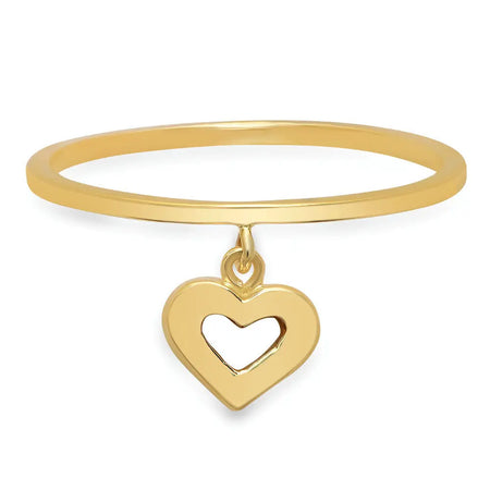 Heart Gold Dangle Necklace