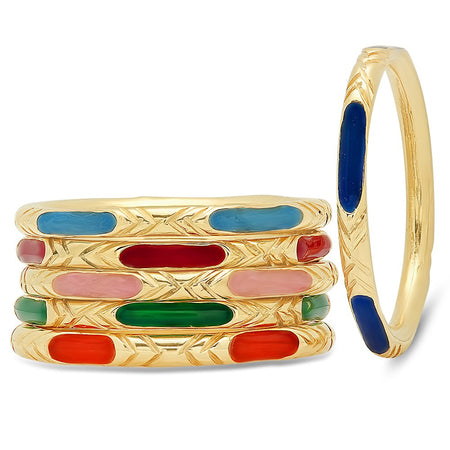 'Rainbow For All' Gemstone Band Ring