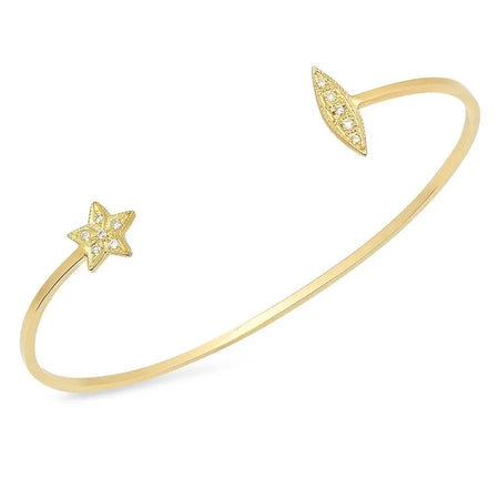 Blazing Fire Diamond Bangle