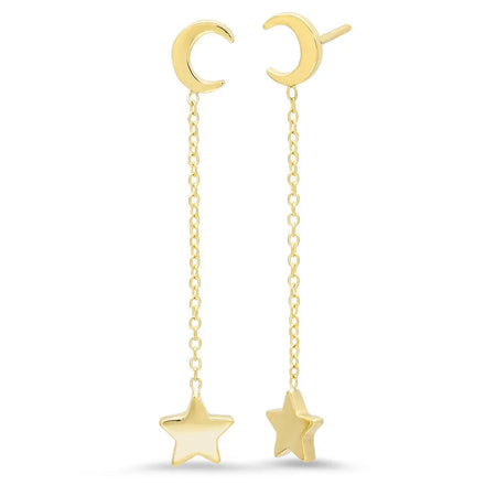 Magnificent Heart Diamond Dangle Earrings