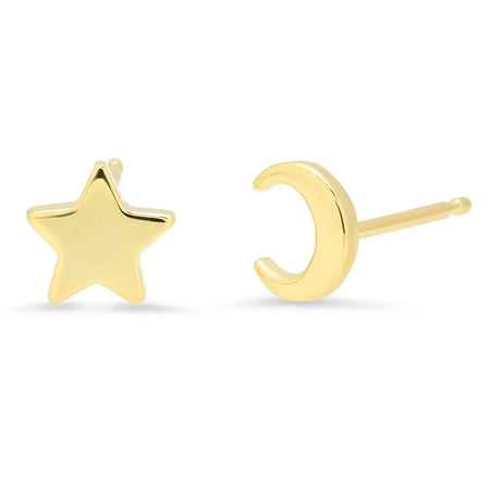 Mini Star Birthstone Chain Ring