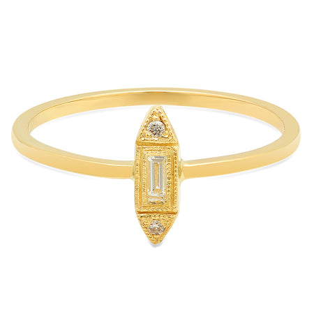 Lucious Double Fingers Diamond Ring