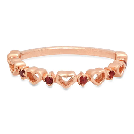 Dainty Square Twisted Gold Ring