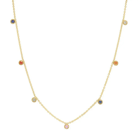 Heart & Soul Ruby Diamond Necklace