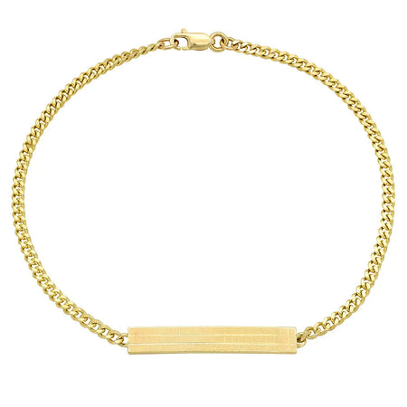 Custom-made Gold Chain Bracelet