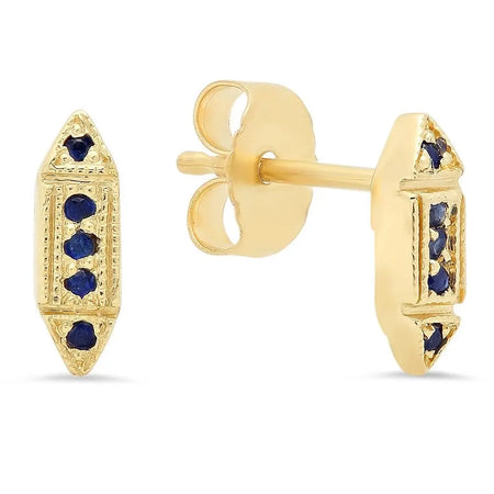 Simple Gold Stud Earrings
