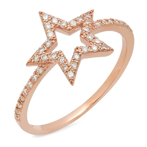 Shooting Star Diamond Ring