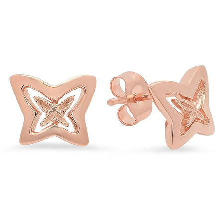 Simple Gold Stud Earrings
