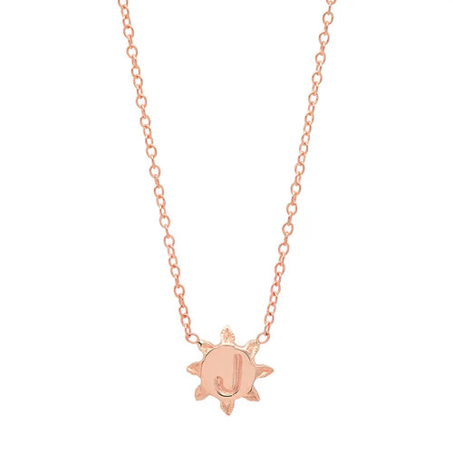 Sunshine Initial Necklace - Dana Seng Jewelry Collection