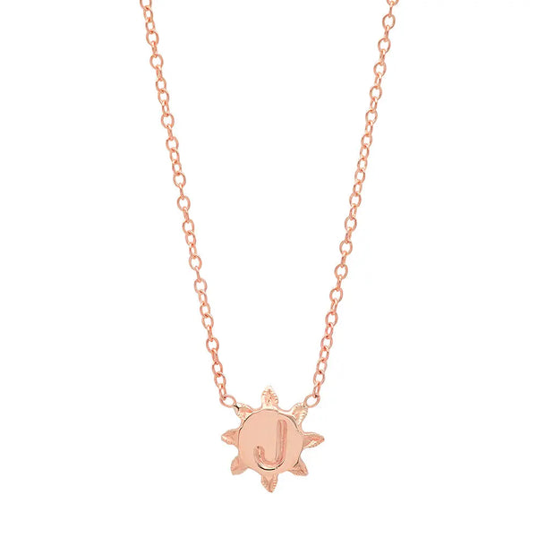 Sunshine Initial Necklace - Dana Seng Jewelry Collection