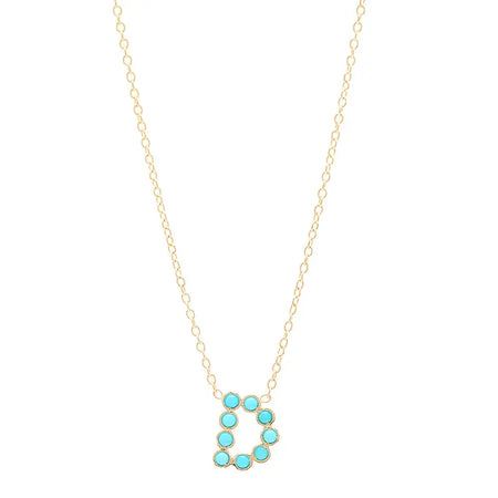 (6 Initials) DSJ's Signature Meaningful Multi Birthstone/Initial Necklace