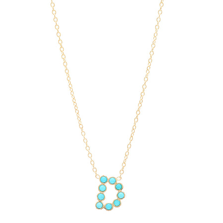 (3 Initials) DSJ's Signature Meaningful Multi Birthstone & Initial Necklace