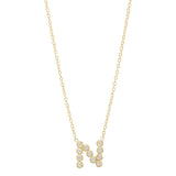 DSJ's Signature Meaningful Birthstone & Initial Necklace - Dana Seng Jewelry Collection