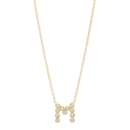 (6 Initials) DSJ's Signature Meaningful Multi Birthstone/Initial Necklace