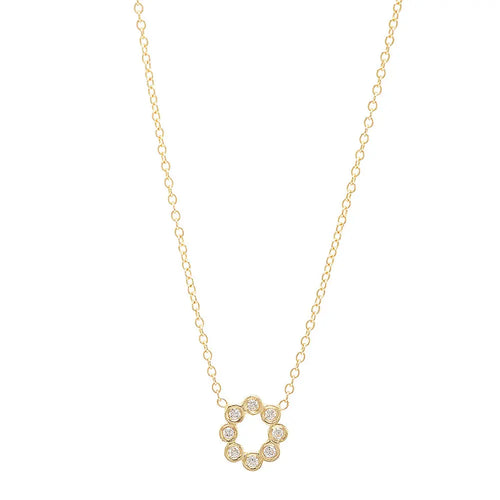 DSJ's Signature Meaningful Birthstone & Initial Necklace