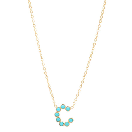 (4 Initials) DSJ's Signature Meaningful Multi Birthstone & Initial Necklace