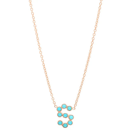 (6 Initials) DSJ's Signature Meaningful Multi Birthstone/Initial Necklace