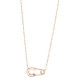 Safety Pin Gemstone Necklace - Dana Seng Jewelry Collection
