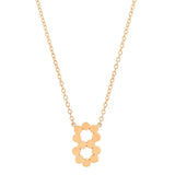 DSJ's Signature Meaningful Gold Number Necklace - Dana Seng Jewelry Collection